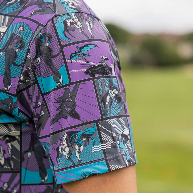 RSVLTS Funny Papers All-Day Polo in Blue — detail 4