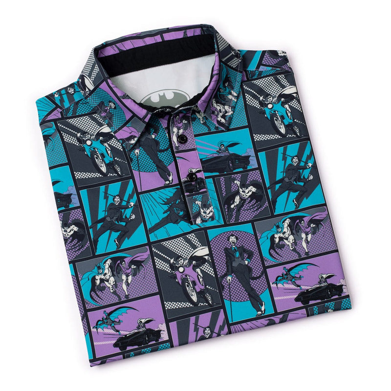 RSVLTS Funny Papers All-Day Polo in Blue — detail 8
