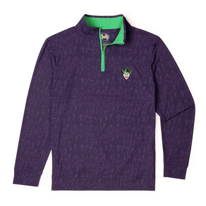 RSVLTS Clownin' a Round Quarter Zip in Purple — detail 2