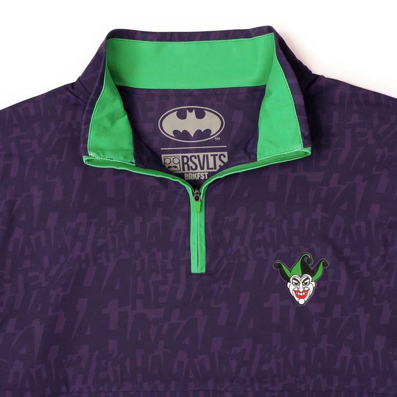 RSVLTS Clownin' a Round Quarter Zip in Purple — detail 6