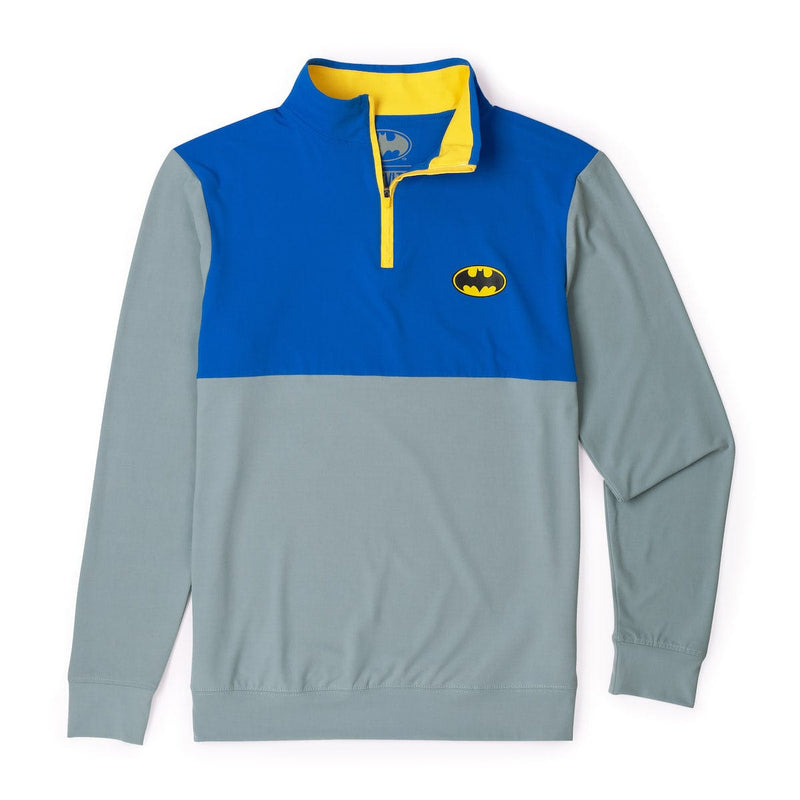 RSVLTS Holy Activewear, Batman! Quarter Zip in Blue — detail 2