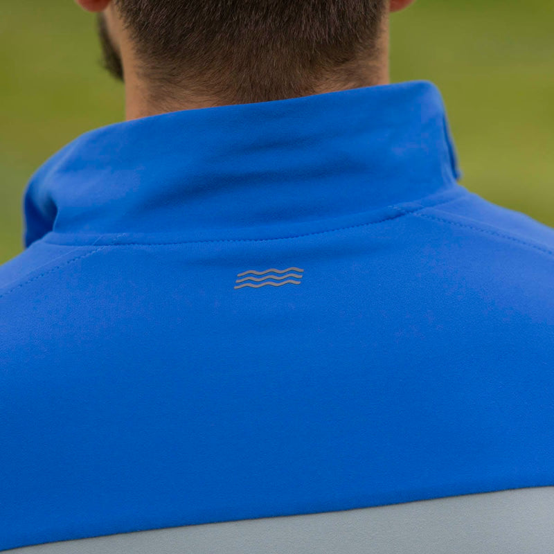 RSVLTS Holy Activewear, Batman! Quarter Zip in Blue — detail 4
