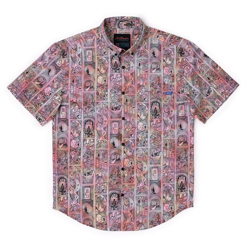 RSVLTS By Henson's Hand KUNUFLEX Short Sleeve Shirt in Multicolor — detail 2