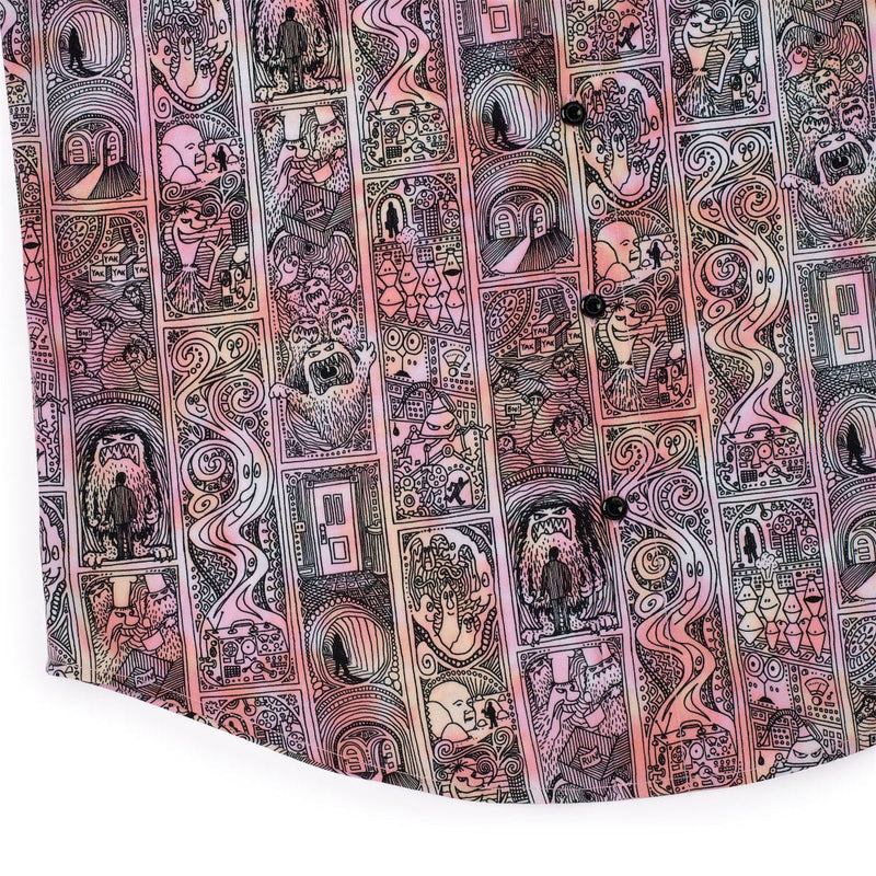 RSVLTS By Henson's Hand KUNUFLEX Short Sleeve Shirt in Multicolor — detail 5