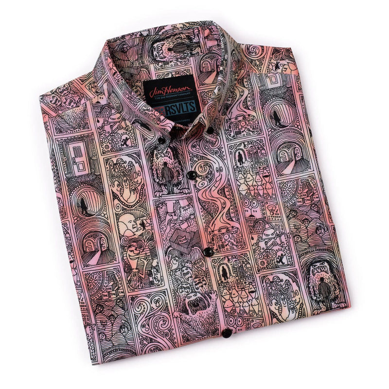 RSVLTS By Henson's Hand KUNUFLEX Short Sleeve Shirt in Multicolor — detail 6