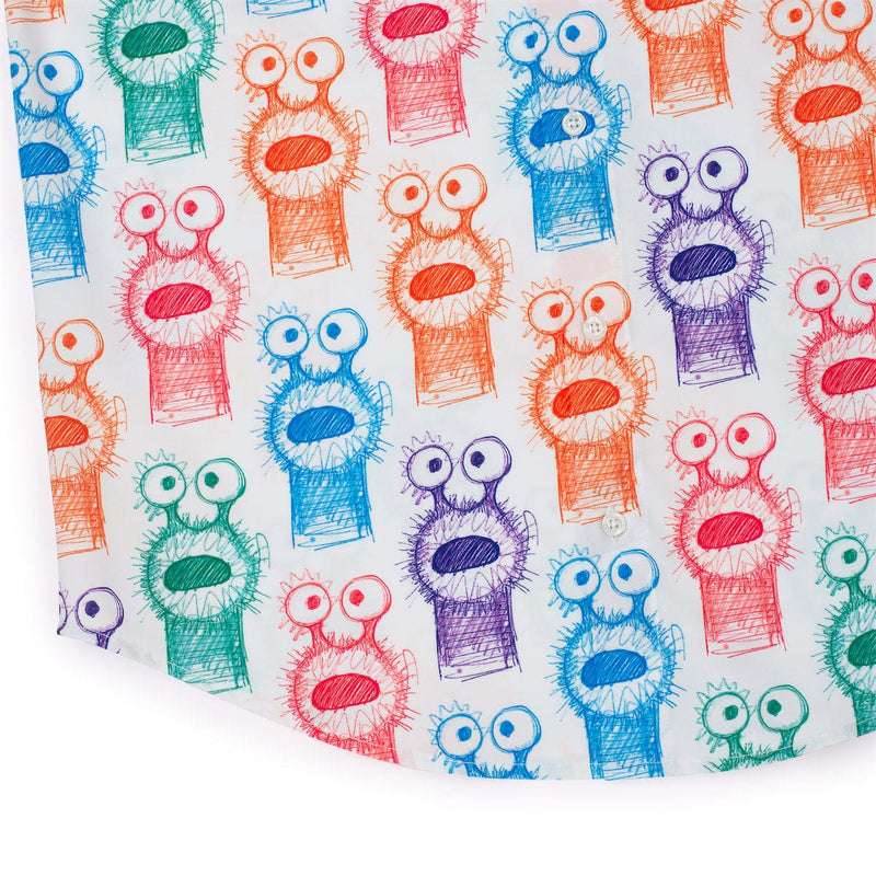 RSVLTS What the Fuzz? KUNUFLEX Short Sleeve Shirt in Multicolor — detail 5