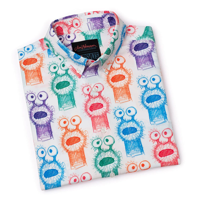 RSVLTS What the Fuzz? KUNUFLEX Short Sleeve Shirt in Multicolor — detail 6