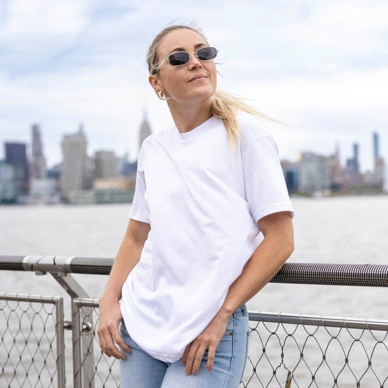 RSVLTS Solid White Crewneck Tee in White — detail 3