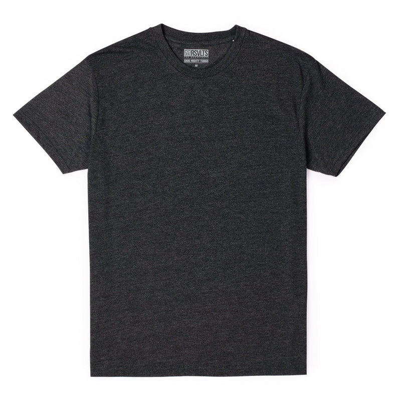 RSVLTS Heather Black Crewneck Tee in Black — detail 2