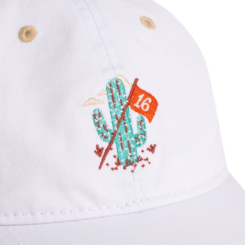 RSVLTS Coliseum Cactus Dad Hat in White — detail 2