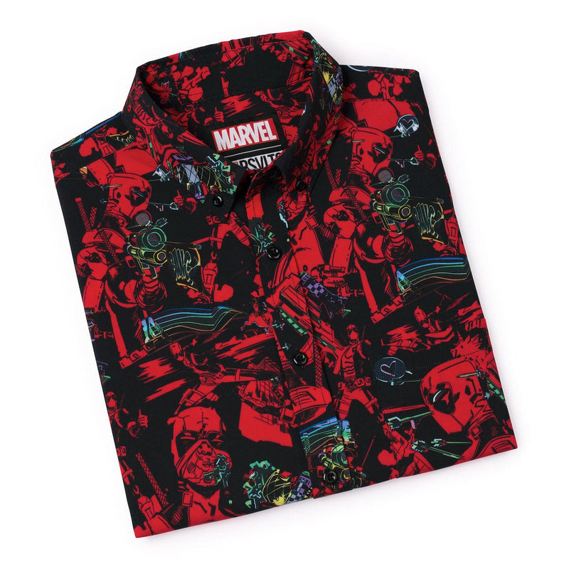 RSVLTS Maximum Effort KUNUFLEX Short Sleeve Shirt in Black — detail 4