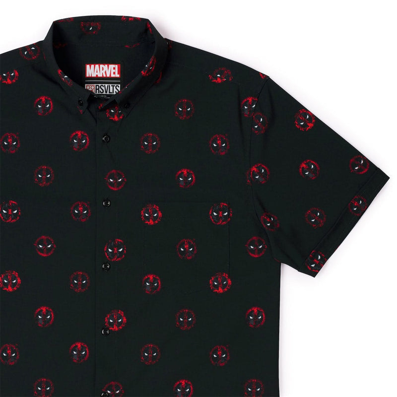 RSVLTS The Anti-Hero KUNUFLEX Short Sleeve Shirt in Black — detail 2