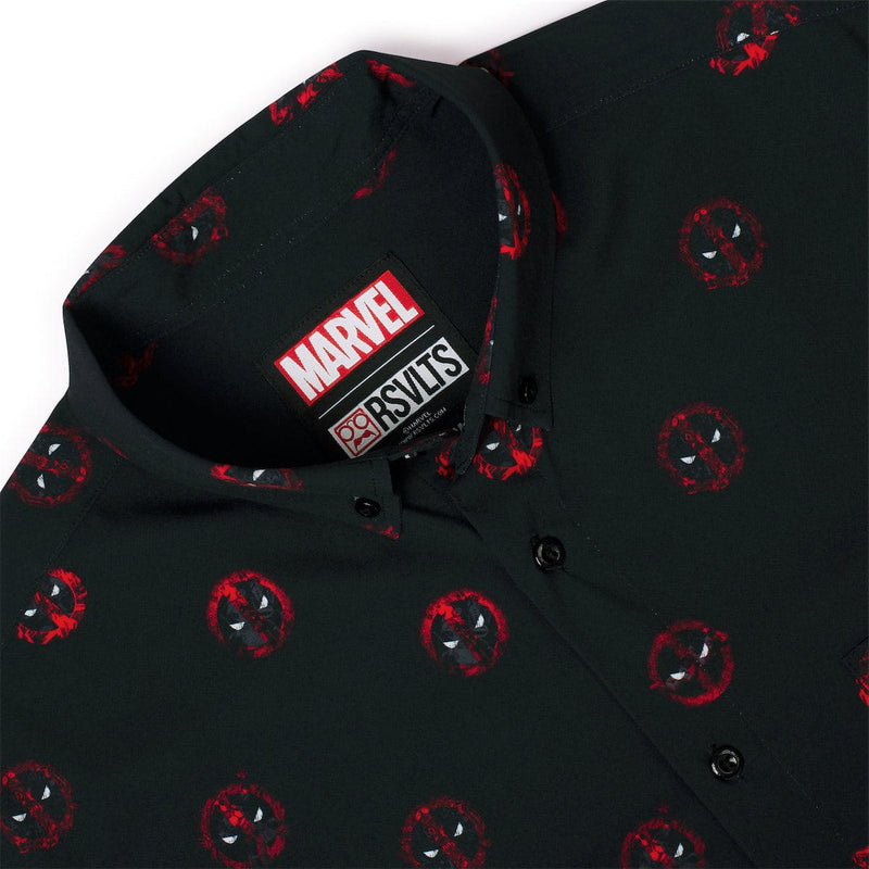 RSVLTS The Anti-Hero KUNUFLEX Short Sleeve Shirt in Black — detail 4
