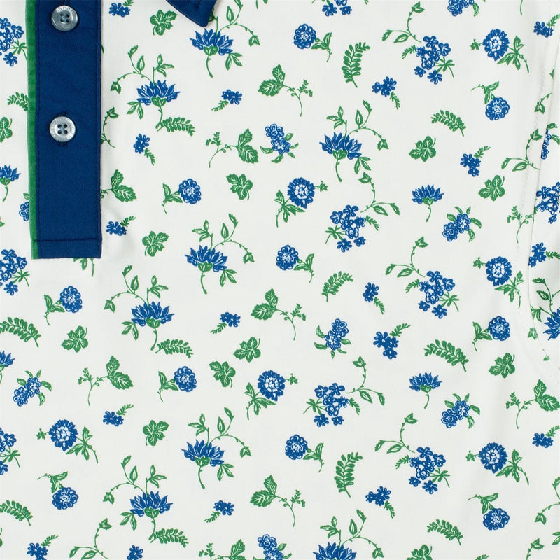 RSVLTS Grandma's Garden All-Day Polo in Blue — detail 3