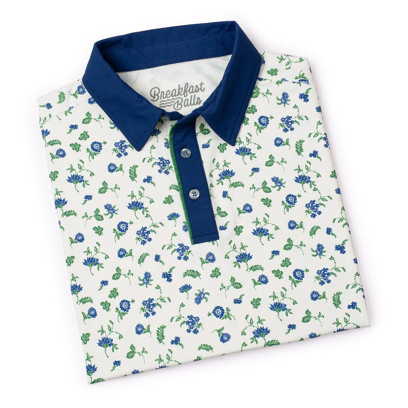 RSVLTS Grandma's Garden All-Day Polo in Blue — detail 8