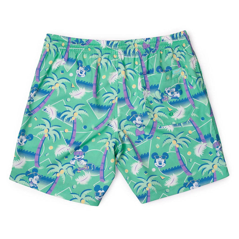 RSVLTS Cabana Mickey Hybrid Shorts in Green — detail 3