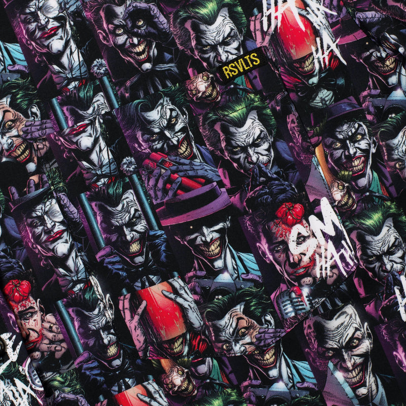 RSVLTS Last Laugh KUNUFLEX Short Sleeve Shirt in Black — detail 5