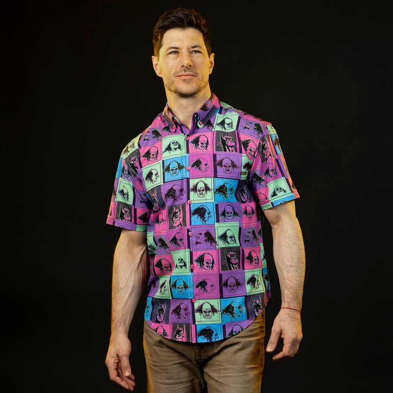 RSVLTS Penguin Pop KUNUFLEX Short Sleeve Shirt in Multicolor — detail 2