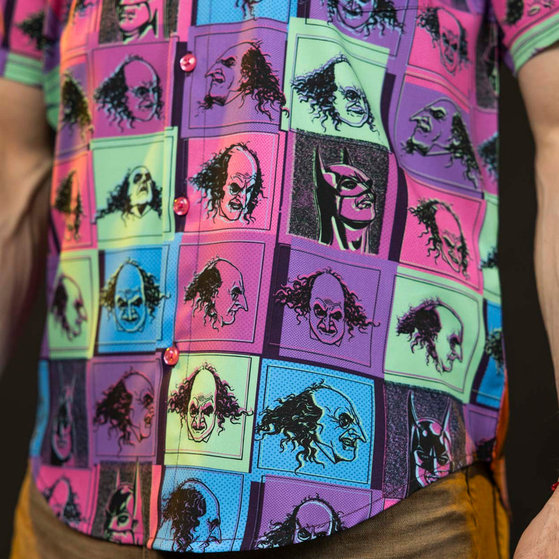RSVLTS Penguin Pop KUNUFLEX Short Sleeve Shirt in Multicolor — detail 6