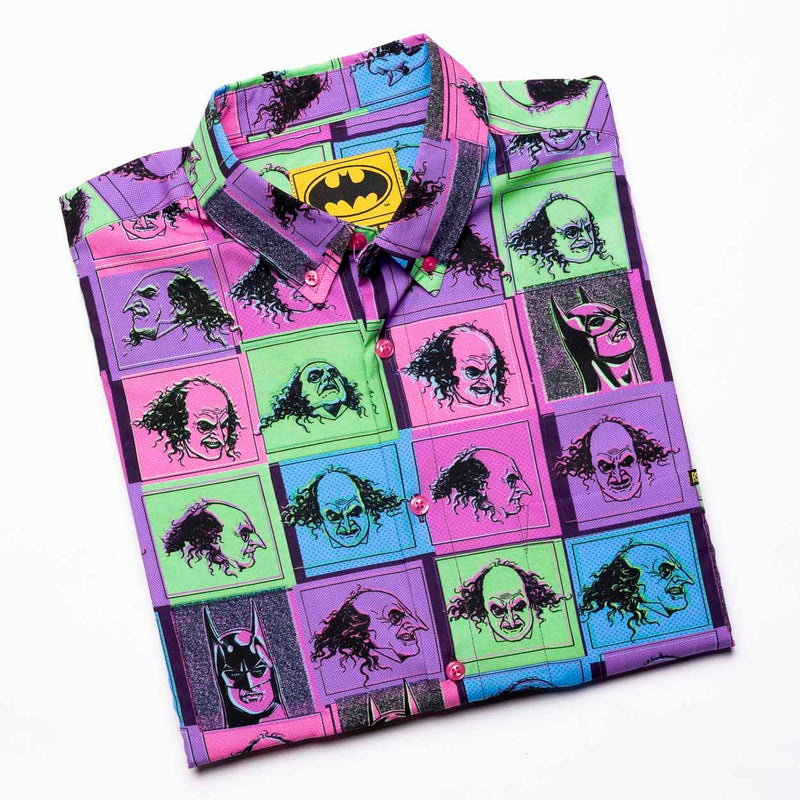 RSVLTS Penguin Pop KUNUFLEX Short Sleeve Shirt in Multicolor — detail 8