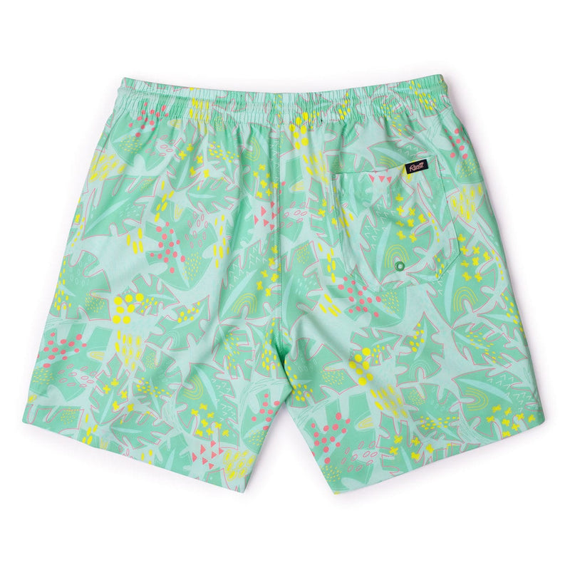 RSVLTS Wildberry Cove Hybrid Shorts in Green — detail 3