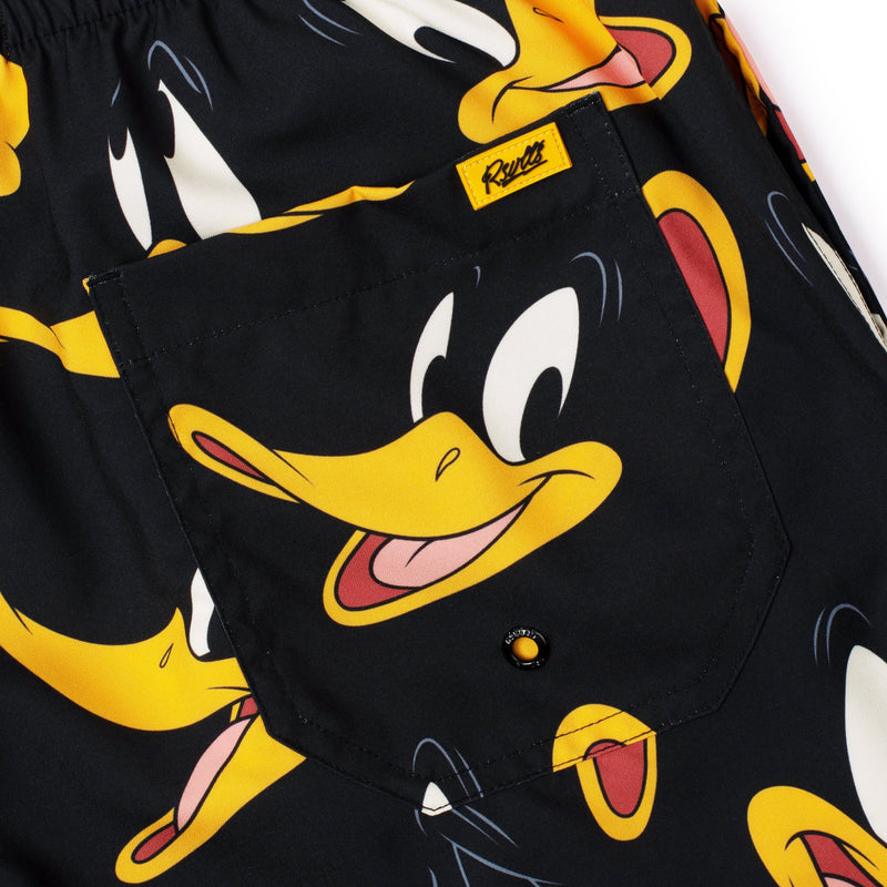 RSVLTS Duck Amuck Hybrid Shorts in Black — detail 3