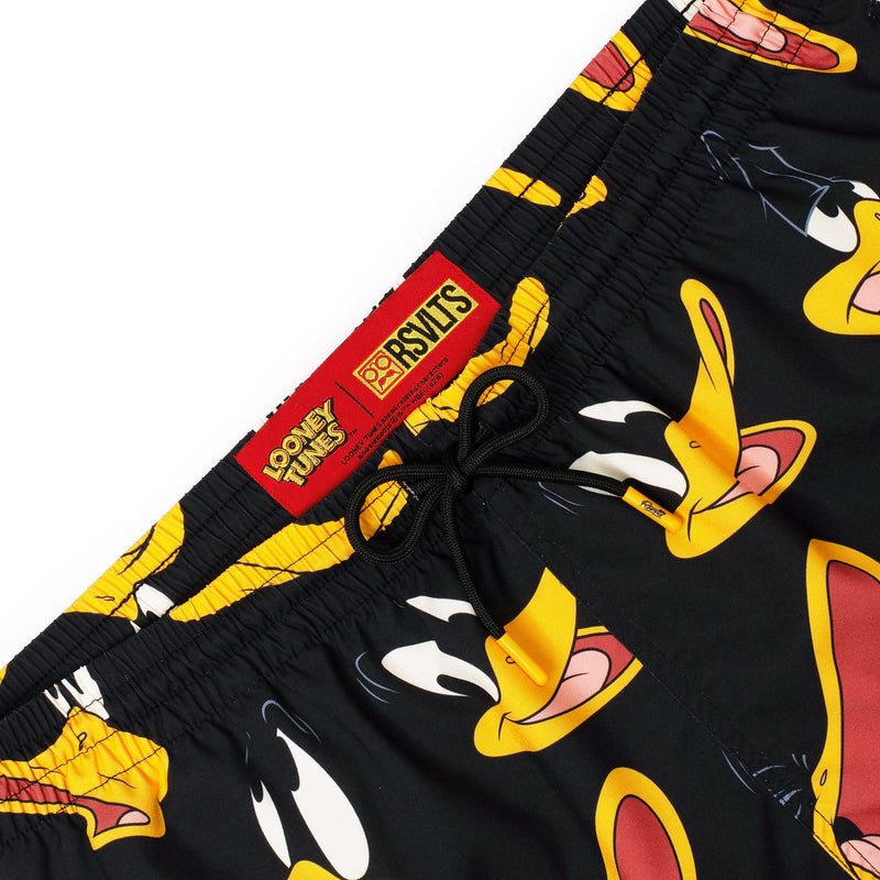RSVLTS Duck Amuck Hybrid Shorts in Black — detail 4