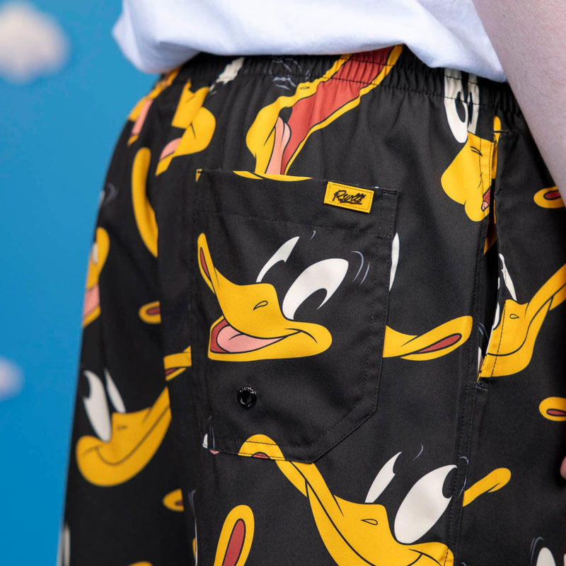 RSVLTS Duck Amuck Hybrid Shorts in Black — detail 6