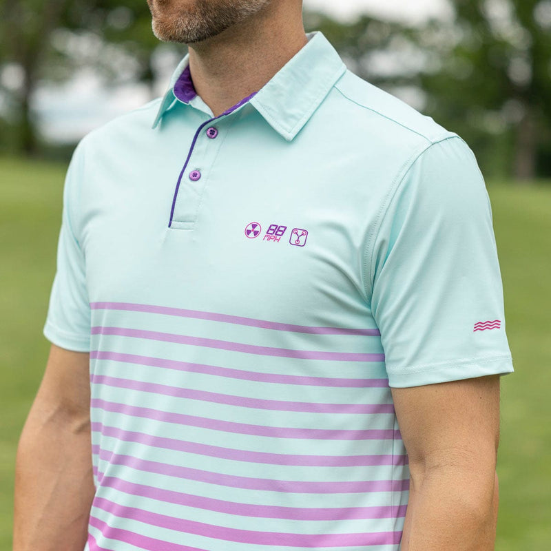 RSVLTS 88 MILES PER HOUR!!! All-Day Polo in Blue — detail 4