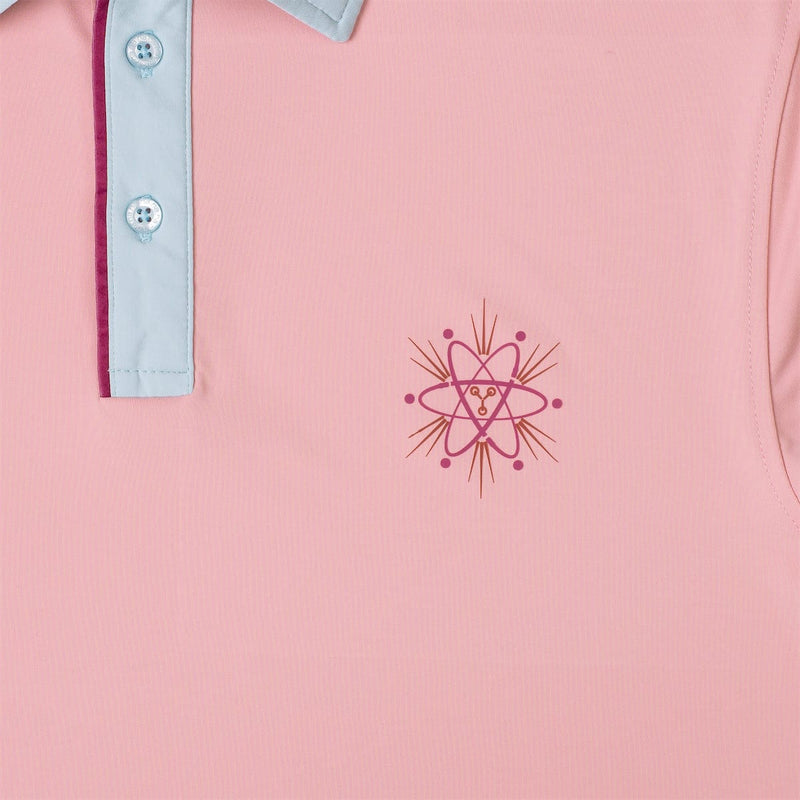 RSVLTS The Eastwood All-Day Polo in Pink — detail 3