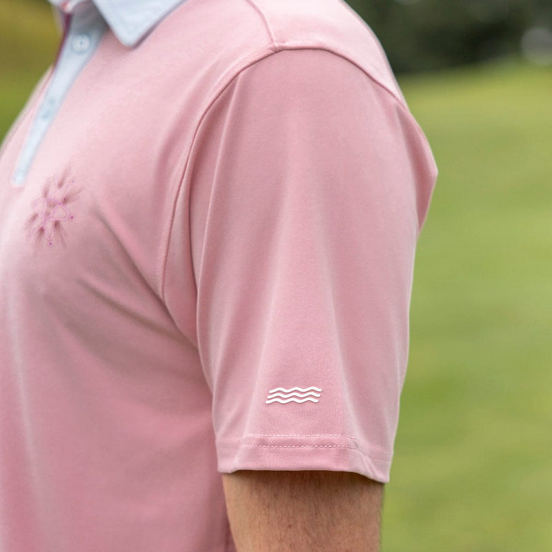 RSVLTS The Eastwood All-Day Polo in Pink — detail 6