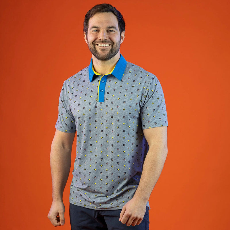 RSVLTS Lil Logans All-Day Polo in Gray — detail 3