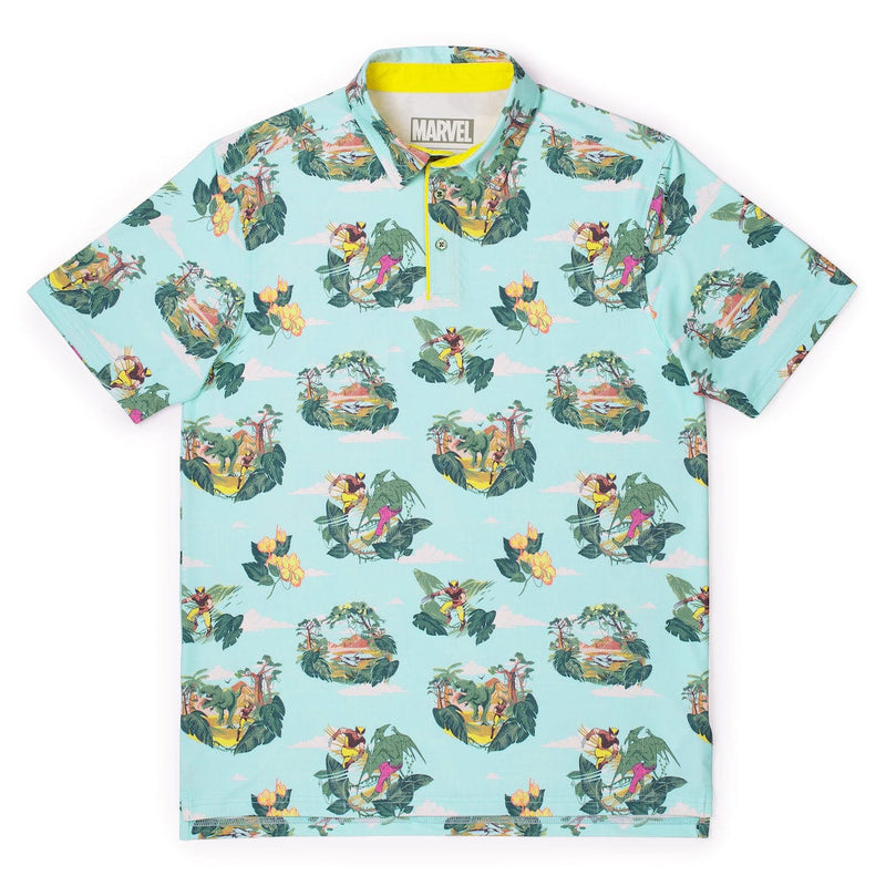 RSVLTS Savage Land All-Day Polo in Blue — detail 2