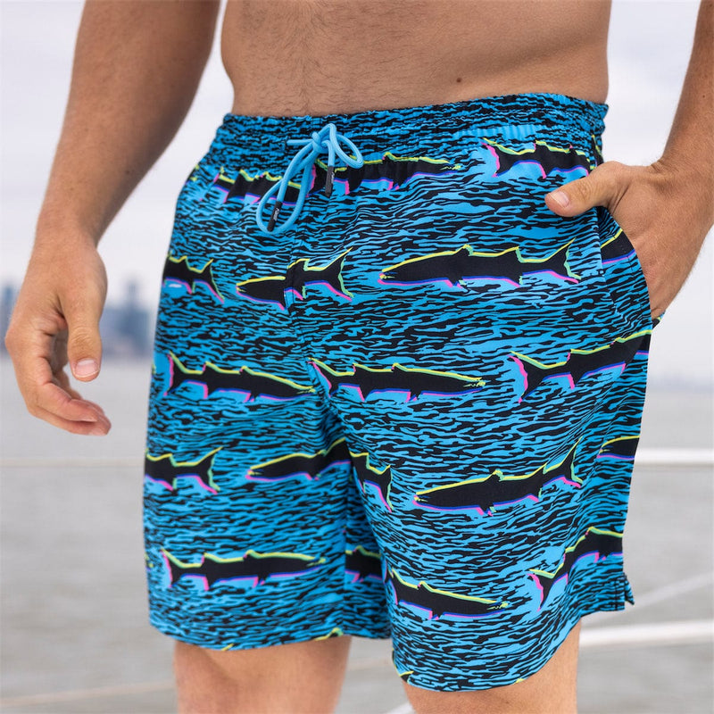 RSVLTS Cool Cudas Hybrid Shorts in Black — detail 2