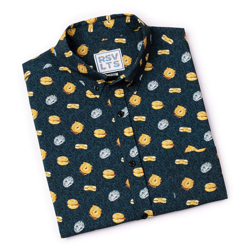 RSVLTS B.E.C. Bliss KUNUFLEX Short Sleeve Shirt in Black — detail 6