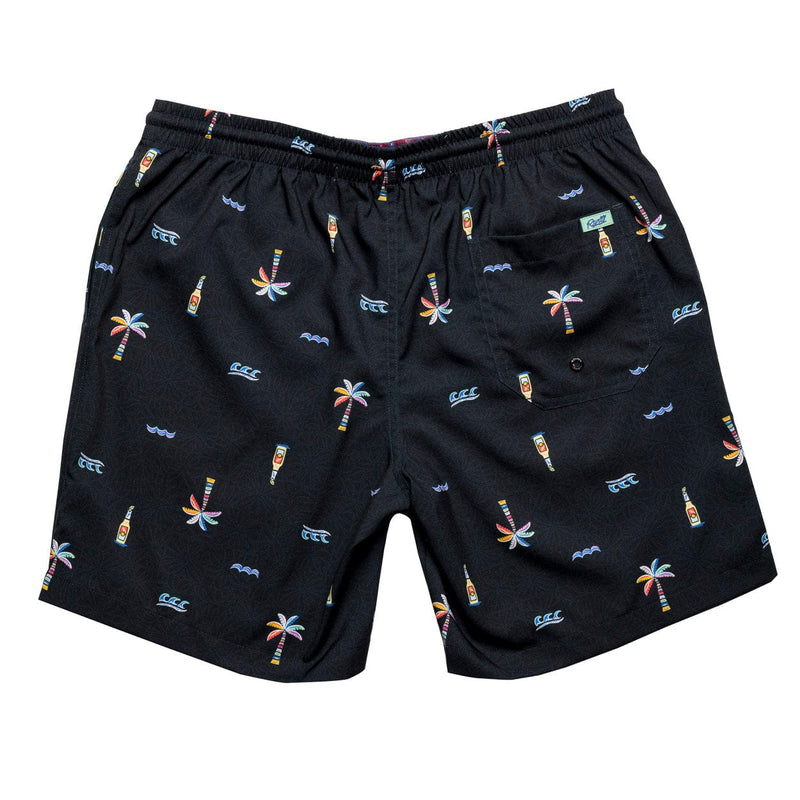 RSVLTS Cabana Nights Hybrid Shorts in Black — detail 2
