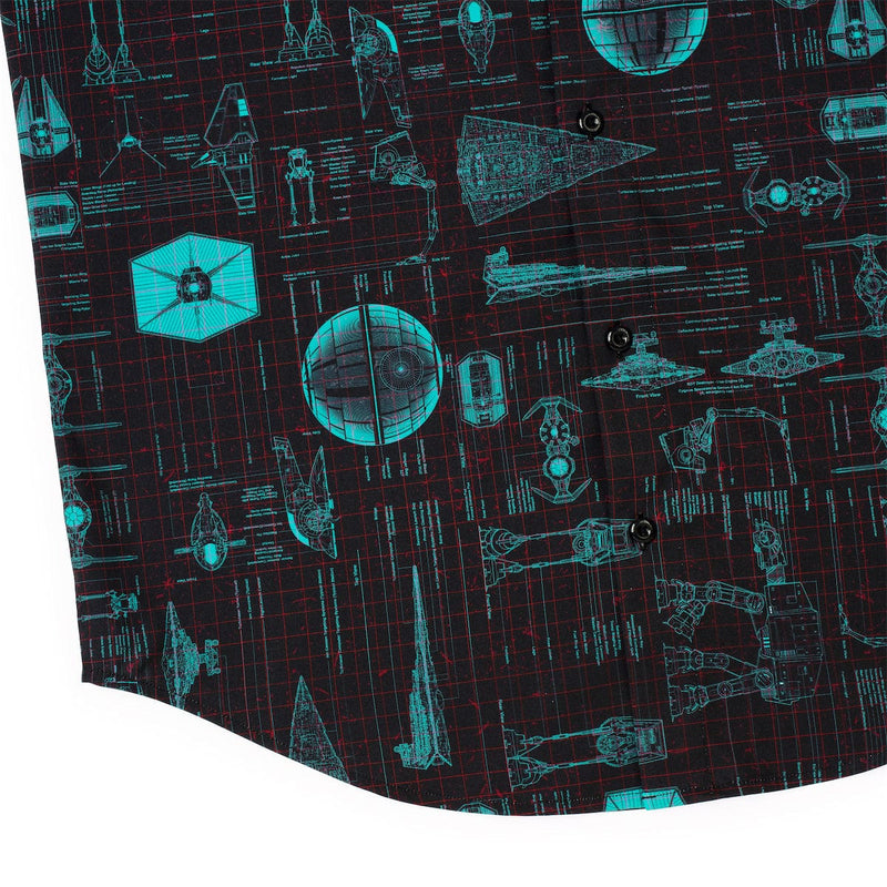 RSVLTS Quite Operational KUNUFLEX Short Sleeve Shirt in Black — detail 8