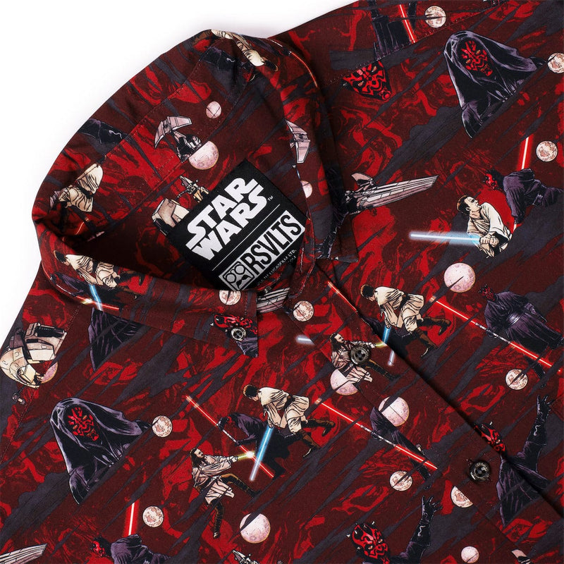 RSVLTS The Force and the Phantom KUNUFLEX Short Sleeve Shirt in Black — detail 6
