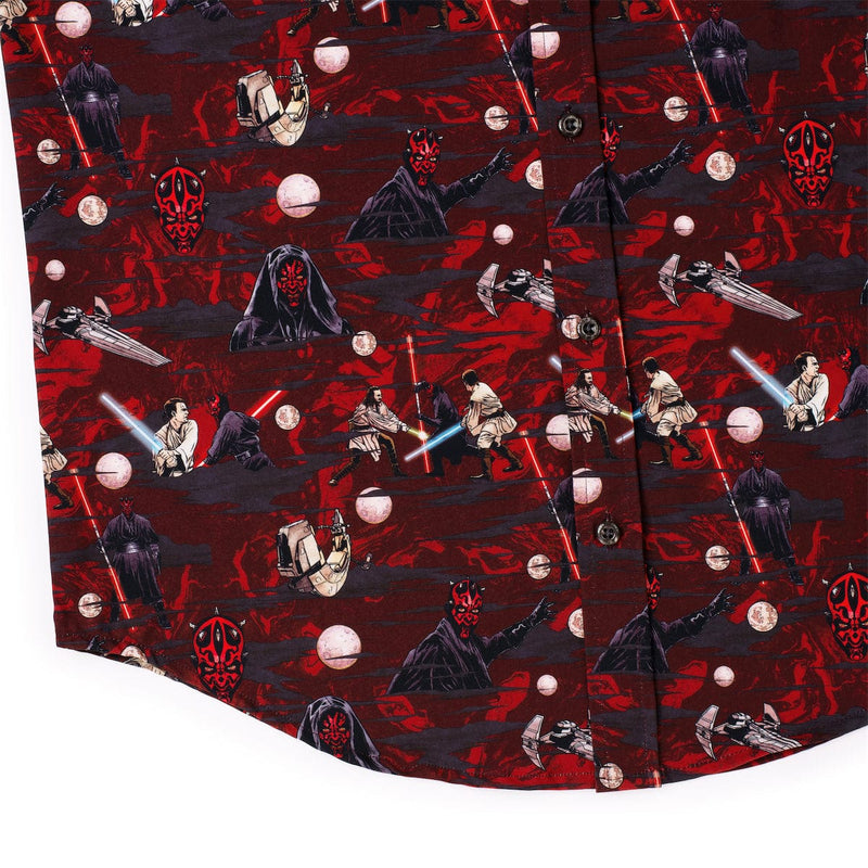 RSVLTS The Force and the Phantom KUNUFLEX Short Sleeve Shirt in Black — detail 7