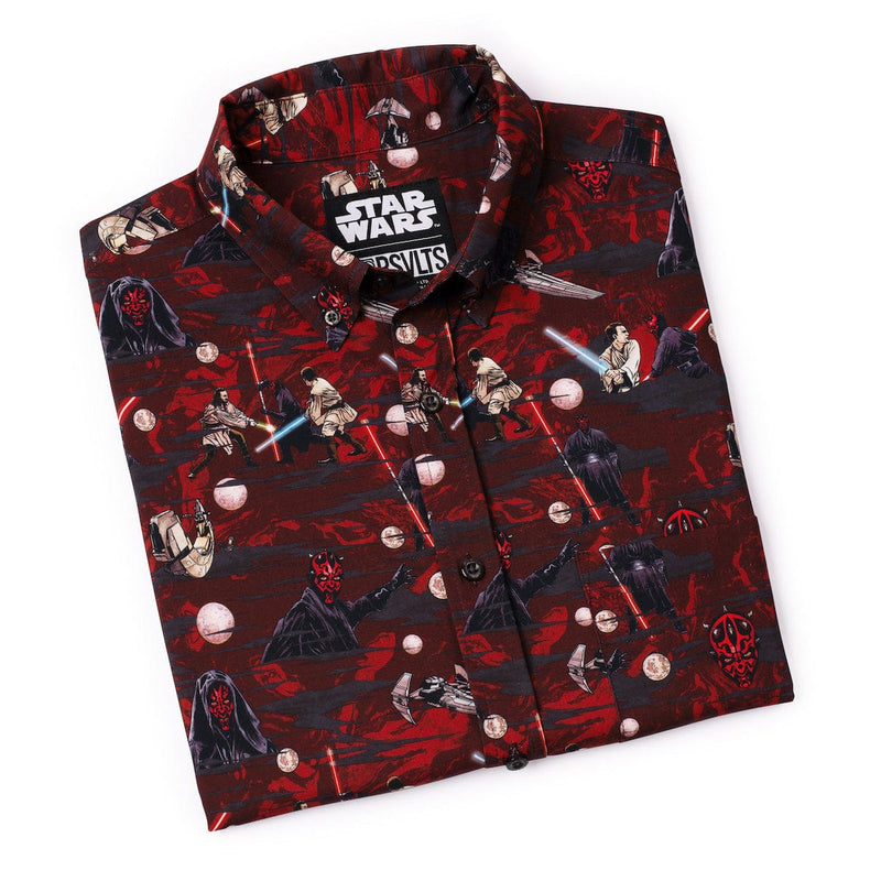 RSVLTS The Force and the Phantom KUNUFLEX Short Sleeve Shirt in Black — detail 8