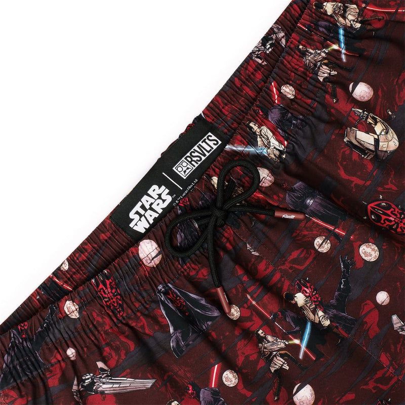 RSVLTS The Force and the Phantom Hybrid Shorts in Black — detail 4