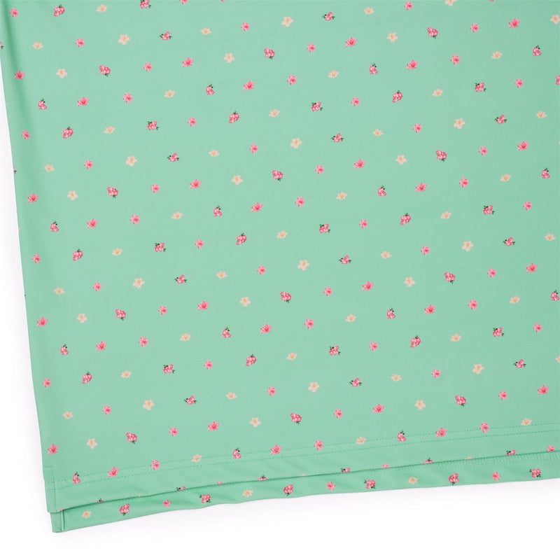 RSVLTS Georgia in Bloom All-Day Polo in Green — detail 5