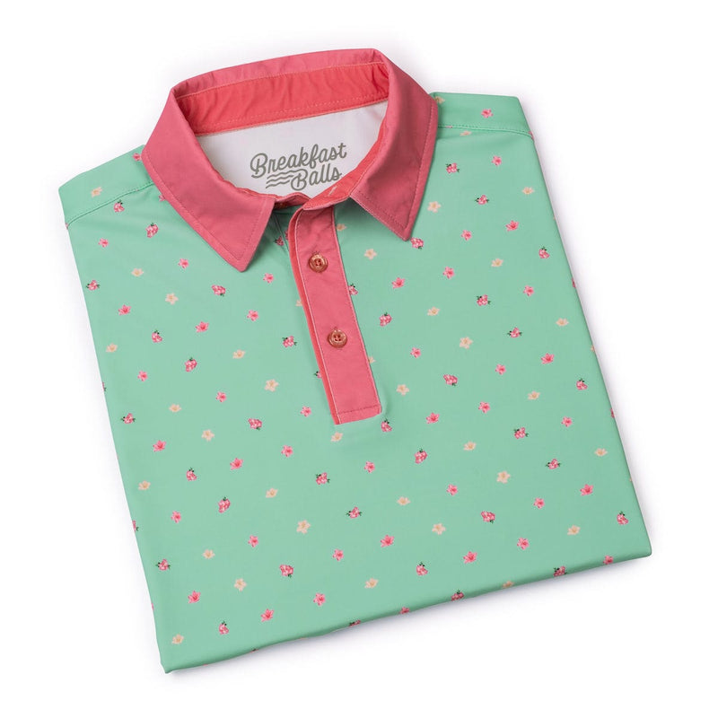 RSVLTS Georgia in Bloom All-Day Polo in Green — detail 6