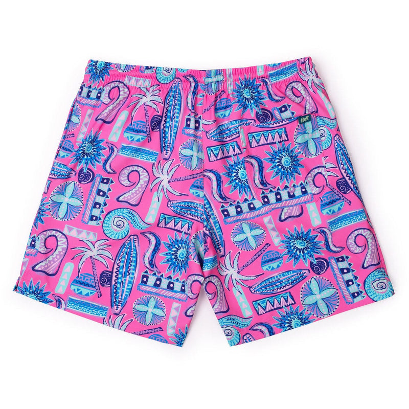 RSVLTS Pink Sand Beach Hybrid Shorts in Pink — detail 6