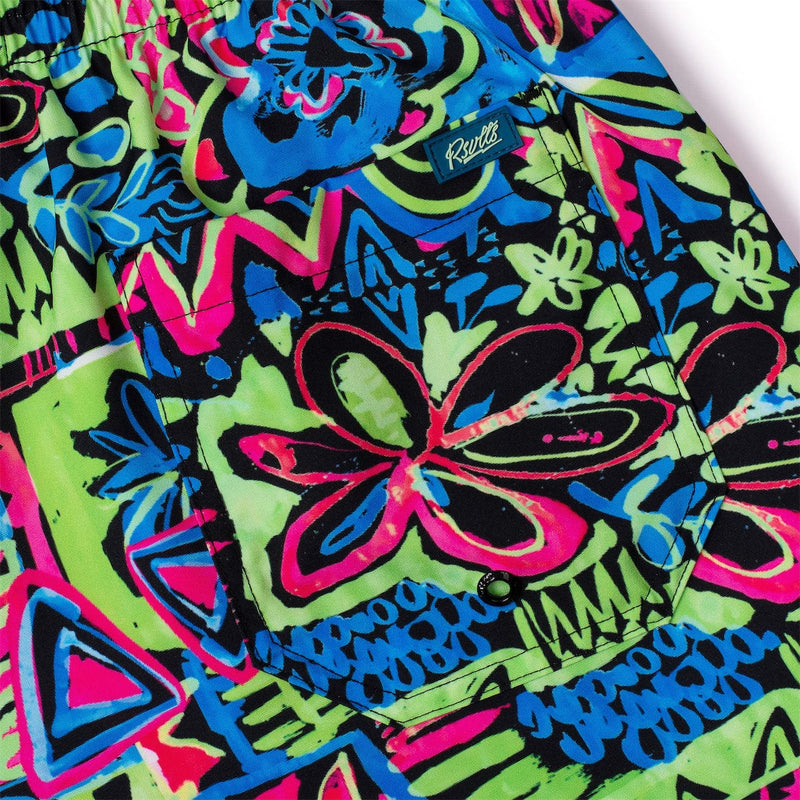 RSVLTS Reef Riot Hybrid Shorts in Multicolor — detail 2