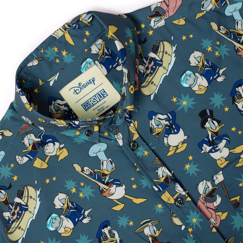 RSVLTS Quackin' Us Up KUNUFLEX Short Sleeve Shirt in Green — detail 7