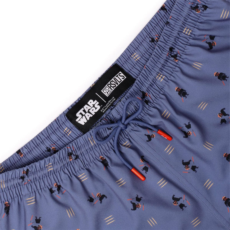 RSVLTS Darth Maul'd Hybrid Shorts in Blue — detail 5