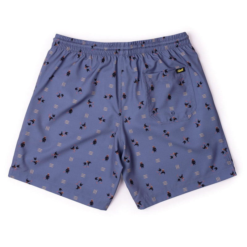 RSVLTS Darth Maul'd Hybrid Shorts in Blue — detail 6