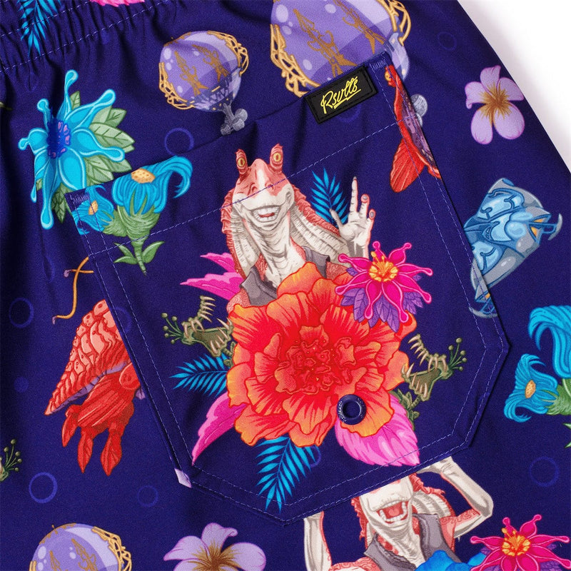 RSVLTS Gungan Style Hybrid Shorts in Blue — detail 2