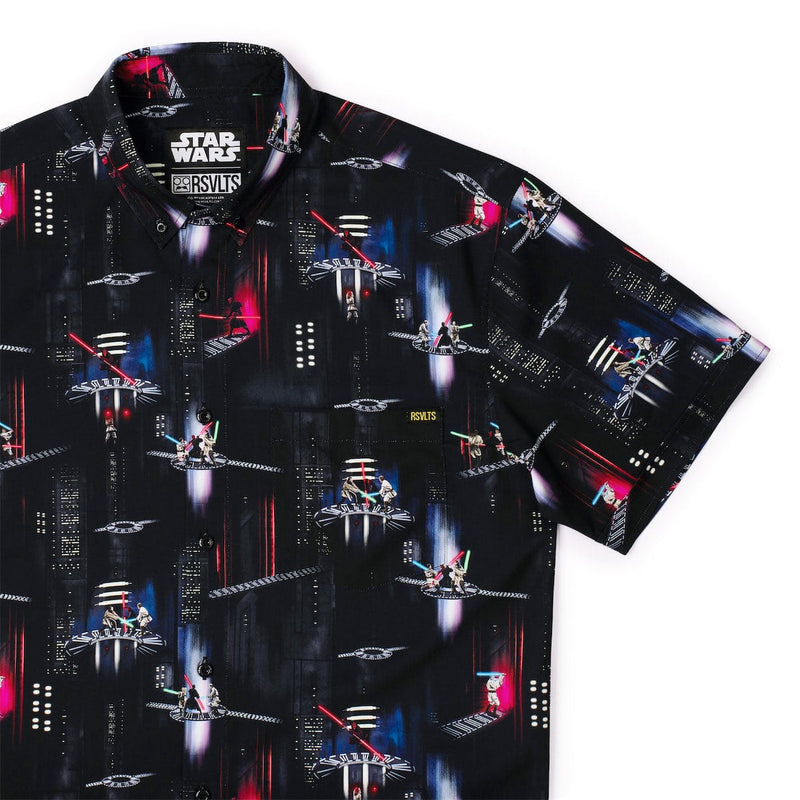 RSVLTS We'll Handle This KUNUFLEX Short Sleeve Shirt in Black — detail 2